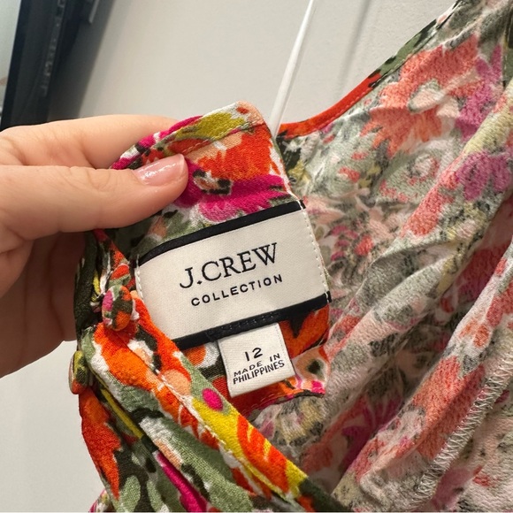 J. Crew Collection Floral Colorful Halter Maxi Dress Long Resortwear Size Large - Picture 8 of 13